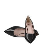 JESSICA - Czarne niskie czółenka - z przodu