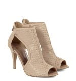 GASSU Sandałki ANIO beżowe perforowane skóra botki letnie - obrazek 3