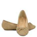 Baleriny ciemnobeżowe - obrazek 3