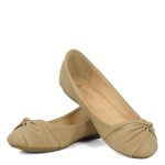 Baleriny ciemnobeżowe - obrazek 4