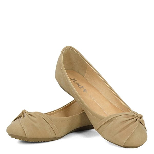 Baleriny ciemnobeżowe - obrazek 4