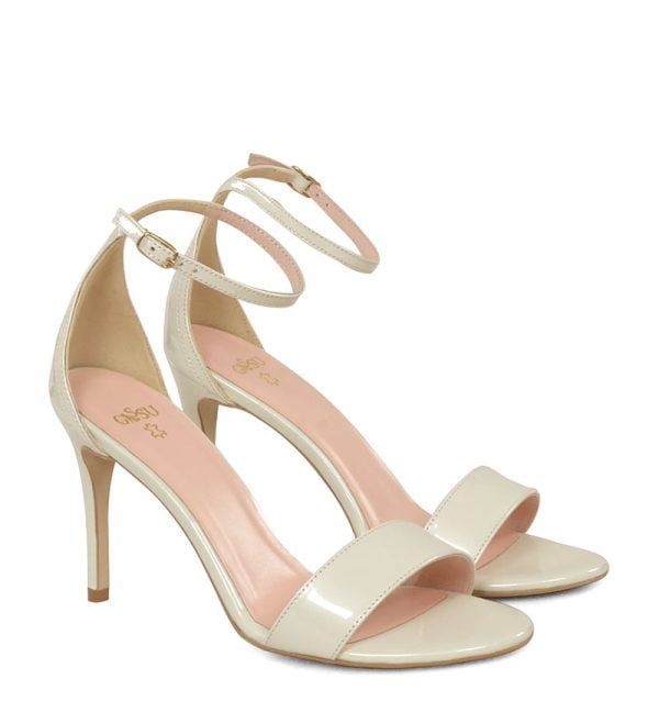 ELLA - Sandałki na szpilce - po skosie