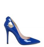 EVIE od Gassu Granatowe szpilki z wycięciem - bokiem