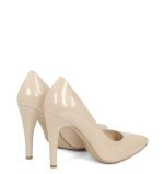 GASSU Czółenka JADE pudrowy róż lakierowana skóra - obrazek 4