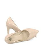 GASSU Czółenka JADE pudrowy róż lakierowana skóra - obrazek 5