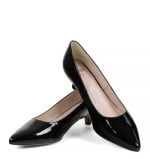 JESSICA - Czarne czółenka na kaczuszce - z przodu