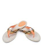 Klapki pomarańczowe japonki mozaika - obrazek 2