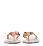 Klapki pomarańczowe japonki mozaika - obrazek 3