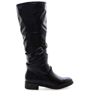 Czarne kozaki oficerki