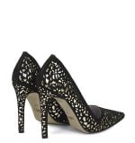 GASSU Czółenka MANON szpilki złoto czarne - obrazek 4