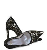 GASSU Czółenka MANON szpilki złoto czarne - obrazek 5