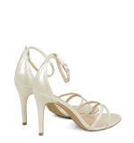 GASSU Sandałki NARE ecru cienkie paseczki - po skosie