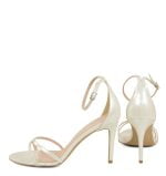 GASSU Sandałki NARE ecru cienkie paseczki - z tyłu