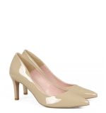 RIKO - klasyczne czółenka na średniej szpilce - po skosie