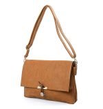 Torebka damska camel listonoszka kopertówka