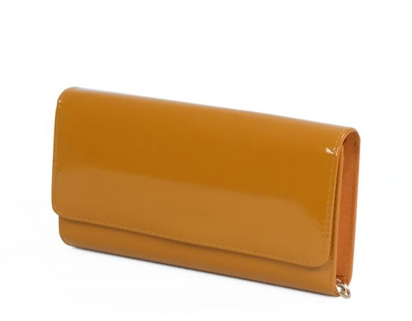 Torebka camel kopertówka portmonetka - po sakosie