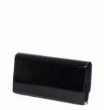 Torebka czarna kopertówka portmonetka - z tyłu