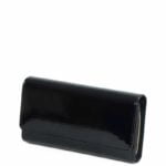 Torebka czarna kopertówka portmonetka - po skosie