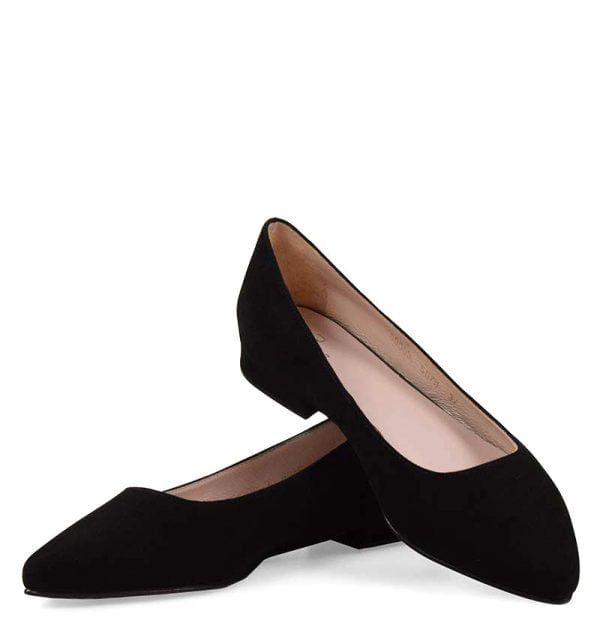 laia-black-zam-4 Baleriny LAIA czarne ze skóry - z przodu