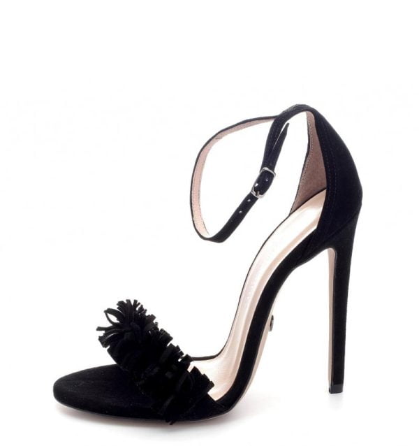 sevilla sandałki wysokie szpilki czarne od VG - bokiem