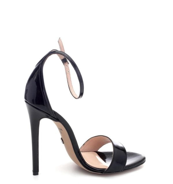 Granada sandałki wysokie szpilki czarne od VG - po skosie