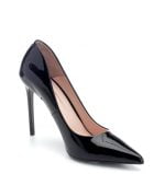 VG Czółenka FRIGILIANA szpilki czarne lakier - po skosie