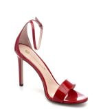 Marbella czerwone sandałki na szpilce od VG - po skosie