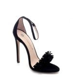 sevilla sandałki wysokie szpilki czarne od VG - po skosie