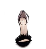 sevilla sandałki wysokie szpilki czarne od VG - z przodu