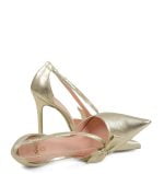 GASSU czółenka EMMA złote szpilki - z przodu