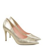 Złote szpilki LILY od Gassu - po skosie