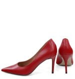 czółenka LILY od GASSU Czerwone szpilki - z tyłu