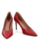 czółenka LILY od GASSU Czerwone szpilki - z przodu