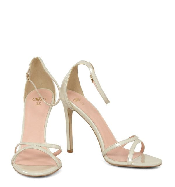 GASSU Sandałki SOPHIA ecru perła - z przodu