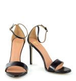 Gassu AVA sandałki wysokie szpilki czarne - z przodu