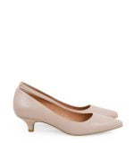 MICHELLE od GASSU Czółenka na niskiej szpilce w odcieniu - bokiem