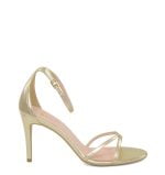 NARE od GASSU złote szpilki - bokiem