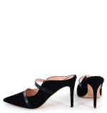 VENEZIA czarne klapki szpilki - z tyłu