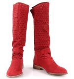 Kozaki letnie czerwone - z przodu