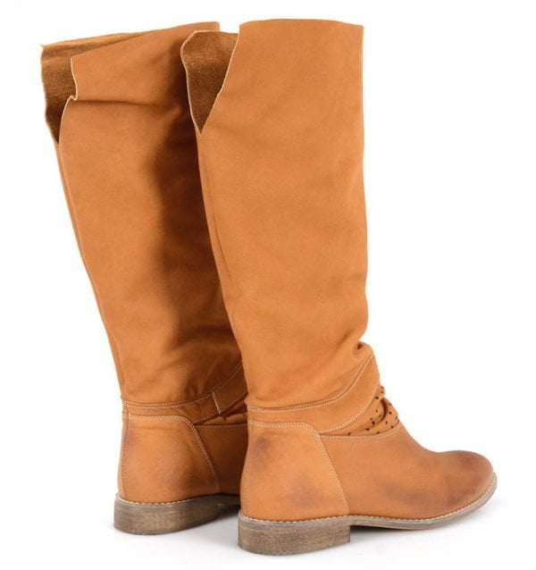 Kozaki letnie camel - po skosie