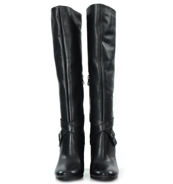 Reus7 VG Czarne kozaki REUS na słupku z przodu