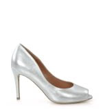 Czółenka GABRIELLE srebrna - bokiem