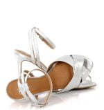 Srebrne szpilki CAROLYN - z przodu