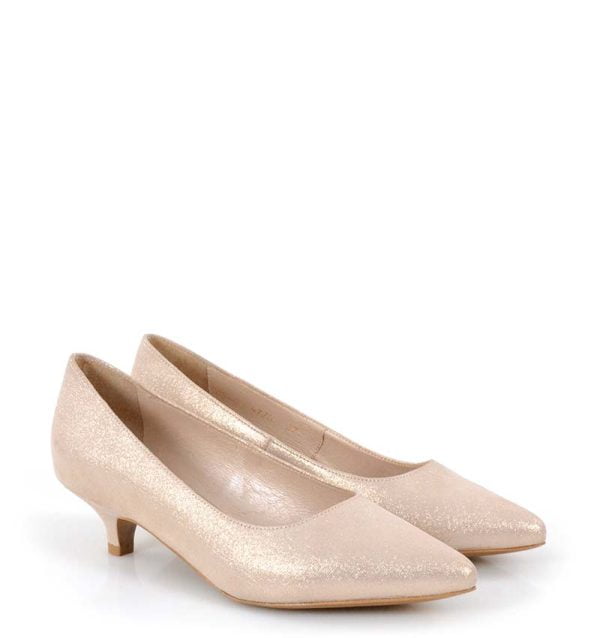 GASSU Czółenka JESSICA różowo złote - po skosie