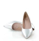 GASSU Czółenka WERONICA srebrne - z przodu