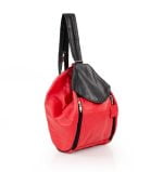 torba damska w czerwonym kolorze - z przodu