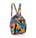 Plecak damski skórzany wielokolorowy - z przodu