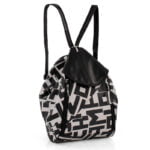 Plecak damski w literki skórzany - z przodu