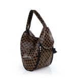 Torba damska brązowa - po skosie