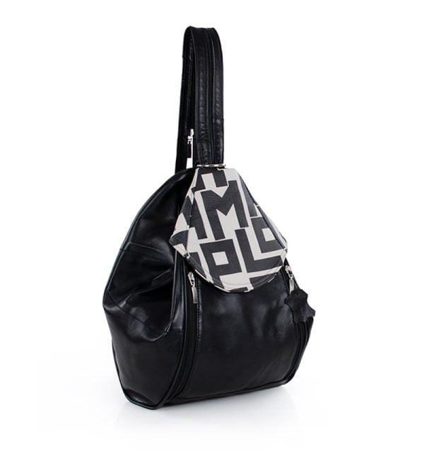 Torba damska czarna - z przodu